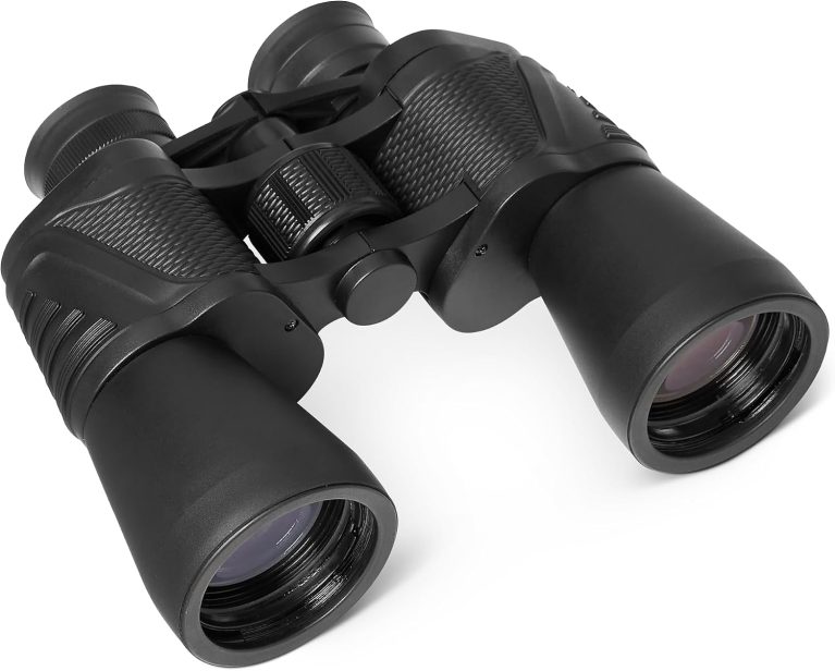 Amazon Basics Jumelles 7x50 Adultes, professionnelles pour usage maritime et observation astronomique avec grossissement fixe 7x et objectif large 50 mm