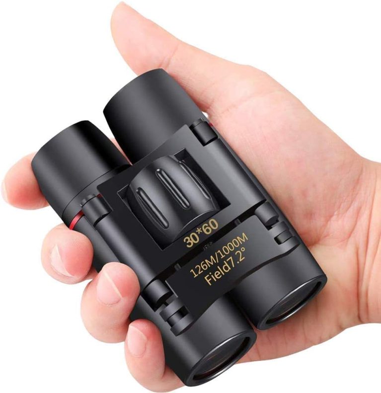 BWEISSTH Petites jumelles compactes 30x60, prisme BK4 et optique FMC, pliables, pour voyage, théâtre et opéra