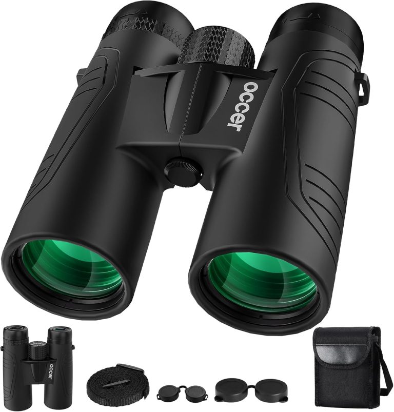 Occer Jumelles 15 x 42 pour observation des oiseaux, jumelles HD légères, oculaire large 16 mm
